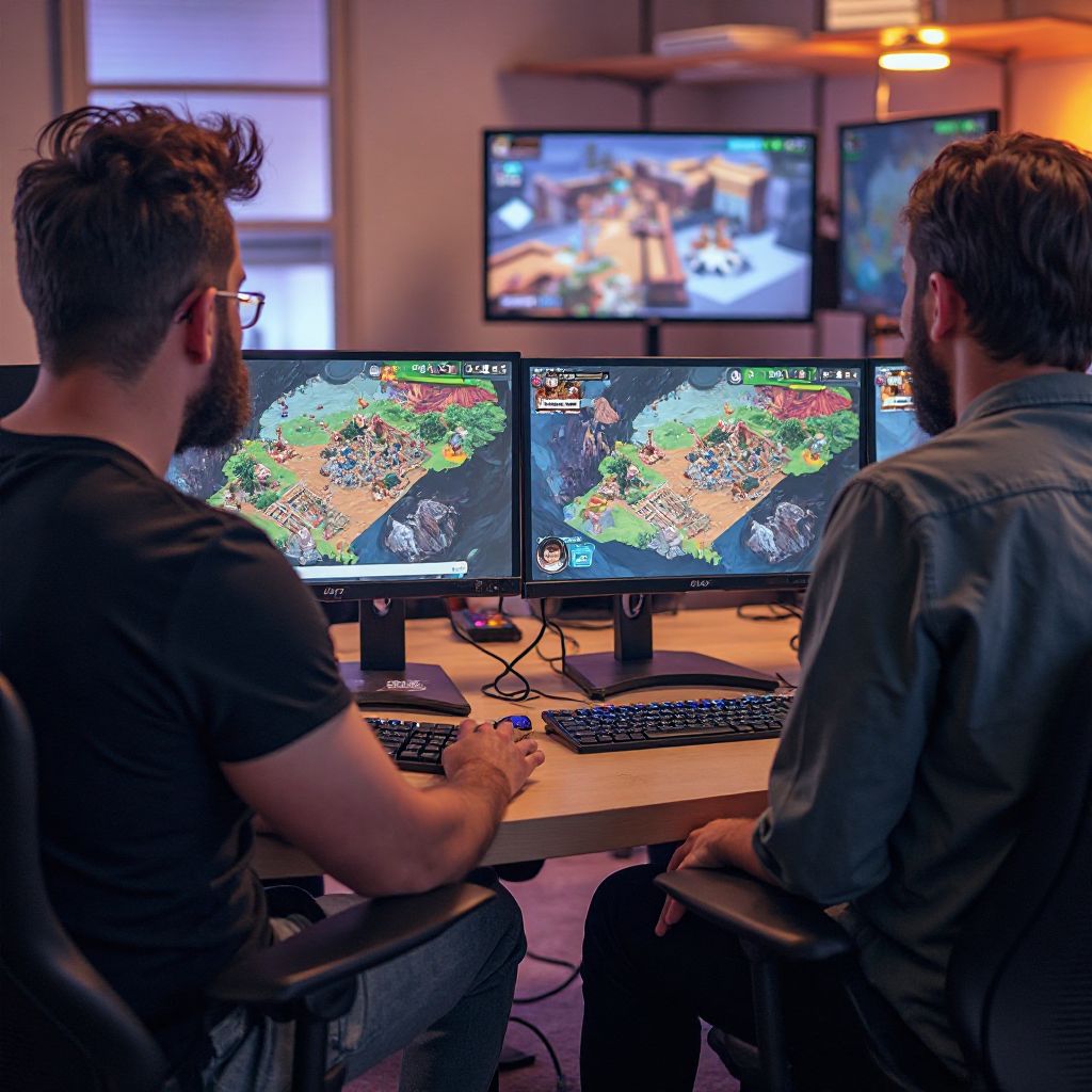 Studio visit with developers