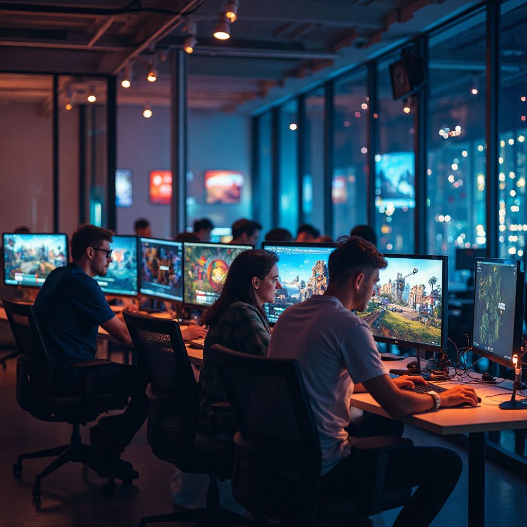 PixelTrail team at work